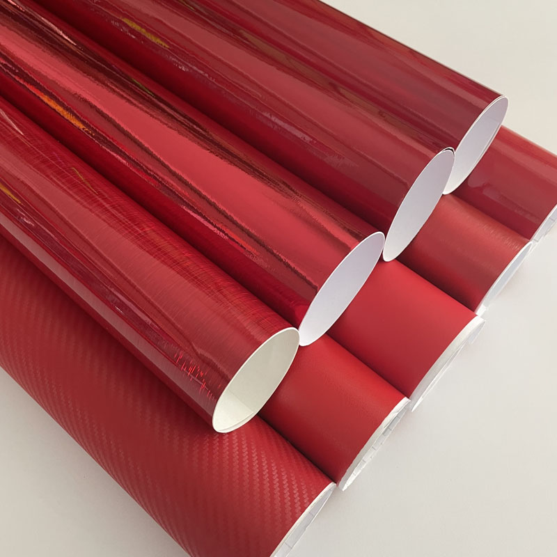 Red Forged Carbon Matte Glossy - Anti Glare Car Rearview Mirror Film recension och pris