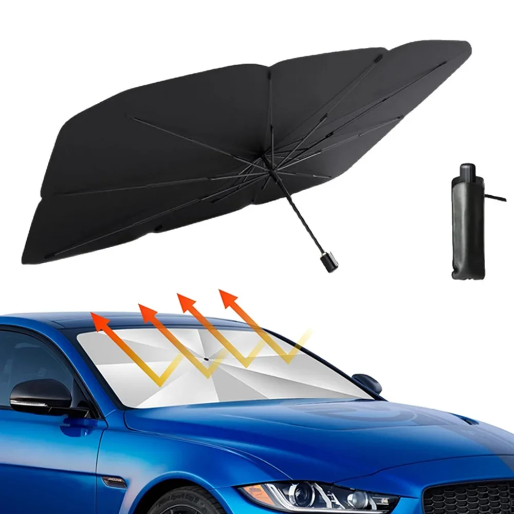 Portable Car Sun Shade Umbrell - Car Sunshade Windshield Umbrella Foldable recension och pris