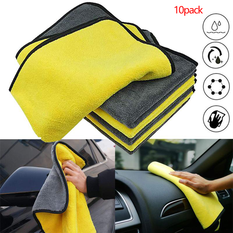 Extra Thick Car Microfiber Dry - Microfiber Car Drying Towel Super Absorbent recension och pris