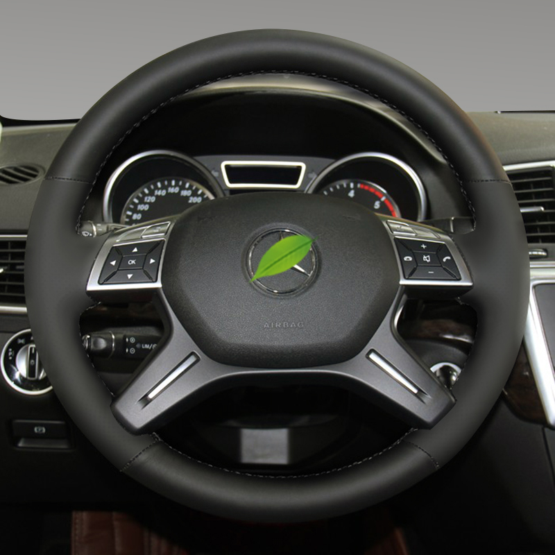 For Mercedes Benz C GL M Class - Car Steering Wheel Cover Anti Slip Breathable recension och pris