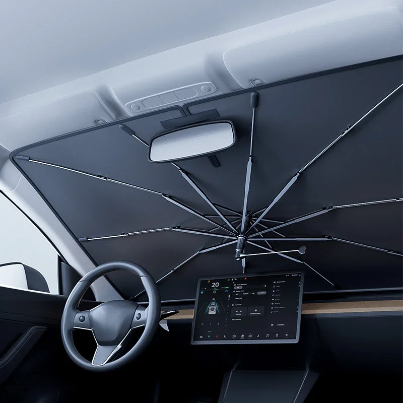 Car Umbrella Windshield Sunsha - Car Sunshade Windshield Umbrella Foldable recension och pris
