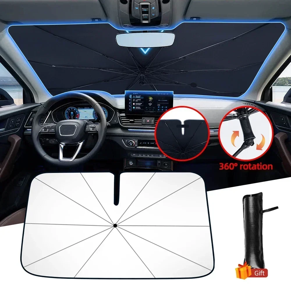Car Umbrella Windshield Sunsha - Car Sunshade Windshield Umbrella Foldable recension och pris